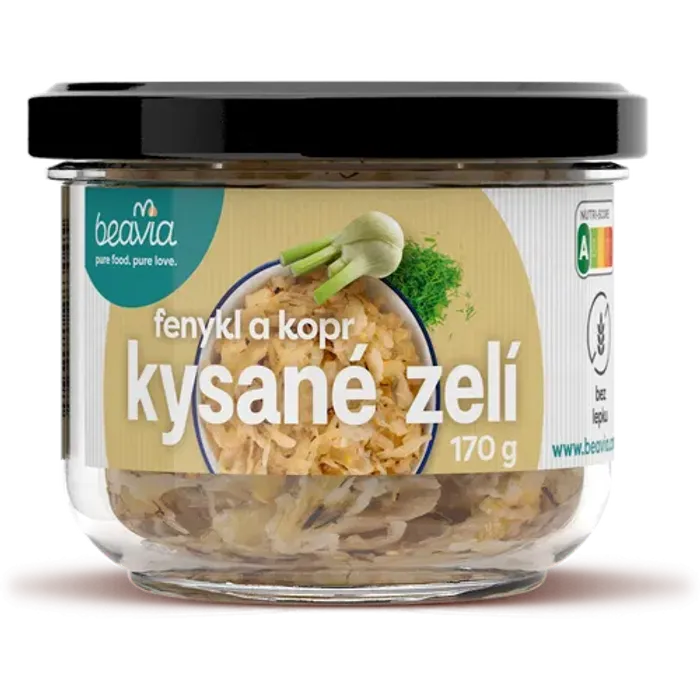 Beavia Kysané bílé zelí s fenyklem a koprem 170 g